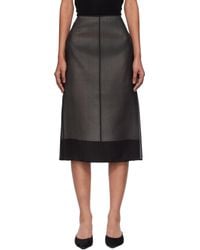 GIA STUDIOS - Lucienne Midi Skirt - Lyst