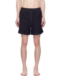 Ami Paris - Beach Swim Shorts - Lyst