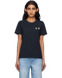 Maison Kitsuné - Double Bold Fox Head T-Shirt - Lyst