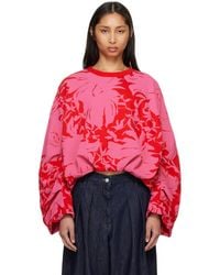 Dries Van Noten - Draped Sweatshirt - Lyst