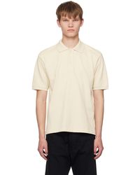AURALEE - Off- Two-button Polo - Lyst
