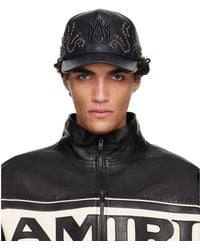 Amiri - Ma Stud Leather Cap - Lyst