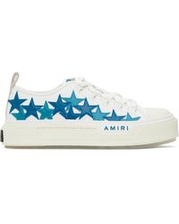 Amiri - ホワイト&ブルー Stars Court Low スニーカー - Lyst