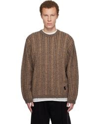 WOOYOUNGMI - Wool Blend Herringbone Sweater - Lyst