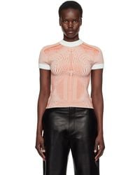 Jean Paul Gaultier - 'The Morphing Pinstripes Jacquard' T-Shirt - Lyst