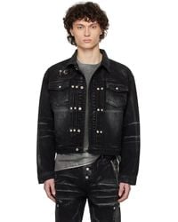THUG CLUB - Leave A Trace Denim Jacket - Lyst