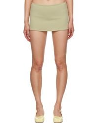 GUIZIO - Ssense限定 グリーン マイクロミニ スカート - Lyst