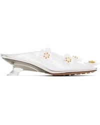 Bottega Veneta - Transparent Jet Mule Heels - Lyst