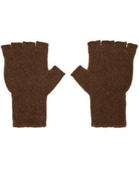 The Elder Statesman - Heavy Fingerless Gloves - Lyst