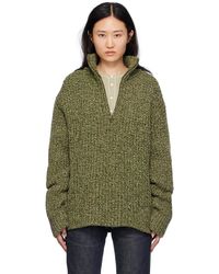 Maison Margiela - Green Mended Sweater - Lyst