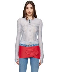 DIESEL - ブルー T-clau 長袖トップス - Lyst