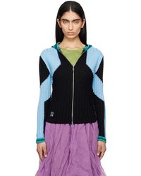 Kiko Kostadinov - Quimby Fitted Knit Hoodie - Lyst