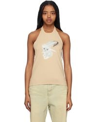 we11done - Halter Tank Top - Lyst