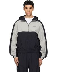 we11done - Logo Tape Track Jacket - Lyst