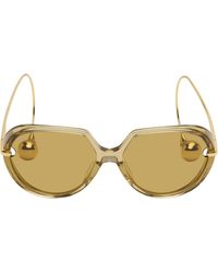 Bottega Veneta - Drop Squared Sunglasses - Lyst