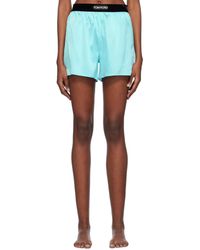 Tom Ford - Blue Patch Shorts - Lyst