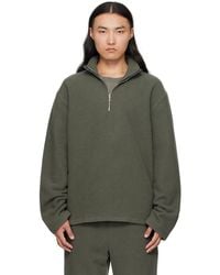 Rier - Khaki Fleece Sweater - Lyst