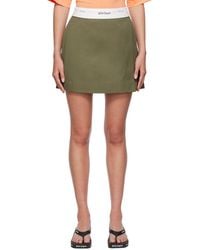 Palm Angels - Pleated A-Line Miniskirt - Lyst