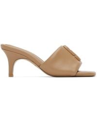 Marc Jacobs - 'the Leather J Marc' Heeled Sandals - Lyst