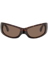 Balenciaga - Havana Extreme Sunglasses - Lyst