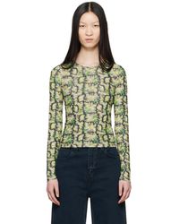 Eckhaus Latta - Duet Long Sleeve T-Shirt - Lyst