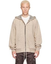 Rick Owens - Tower Wool Windbreaker Hoodie - Lyst