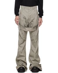 Rick Owens - Tower Megastrapped Bolan Bootcut Trousers - Lyst