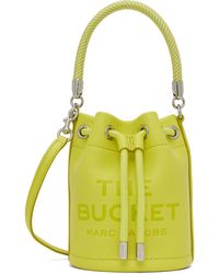 Marc Jacobs - Mini sac seau 'the bucket' jaune en cuir - Lyst