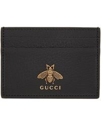 Gucci Bee カード ケース - ブラック