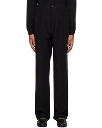 Tom Ford - Black Pleated Trousers - Lyst