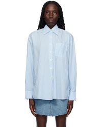 Our Legacy - Chemise borrowed bleue - Lyst