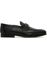 Ferragamo - Gancini Leather Loafers - Lyst