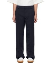 Bottega Veneta - Wool Grain De Poudre Trousers - Lyst