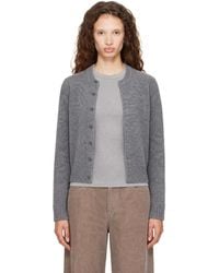 DUNST - Crewneck Knit Cardigan - Lyst