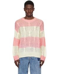 Ganni - Striped Sweater - Lyst