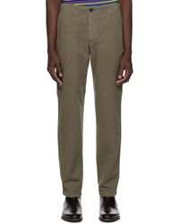 PS by Paul Smith - Khaki Patch Trousers - Lyst