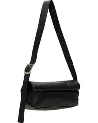 Jil Sander Square Belt Hobo Bag in Black | Lyst