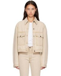 KHAITE - Tomer Collared Denim Jacket - Lyst