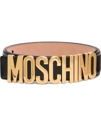 Moschino - Logo Hardware Belt - Lyst