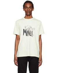 Moncler - オフホワイト グラフィック プリントtシャツ - Lyst