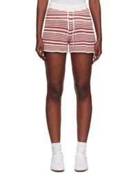 Holzweiler - Kelp Striped Shorts - Lyst