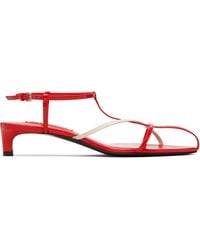 Jil Sander - Cage Low Heeled Sandals - Lyst