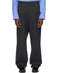 WOOYOUNGMI - Oxford Trousers - Lyst