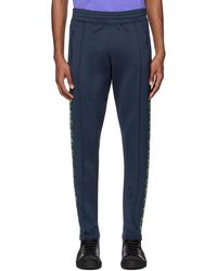 Moschino - Pantalon de survêtement bleu à images à logo - Lyst