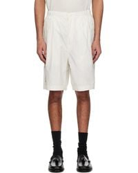 Aape By A Bathing Ape - Off- 'Aape Now' Woven Shorts - Lyst