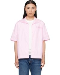 Givenchy - Paris Paint Print' Poplin Shirt - Lyst