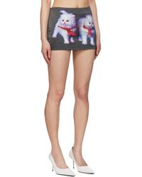 Ashley Williams 'i Heart Me' Miniskirt in Pink | Lyst