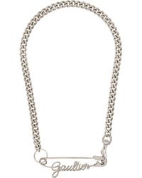 Jean Paul Gaultier - 'The Gaultier Safety Pin' Necklace - Lyst