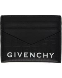 Givenchy - Black G-cut 4g Leather Card Holder - Lyst