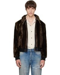 Amiri - Faux-Fur Blouson Jacket - Lyst